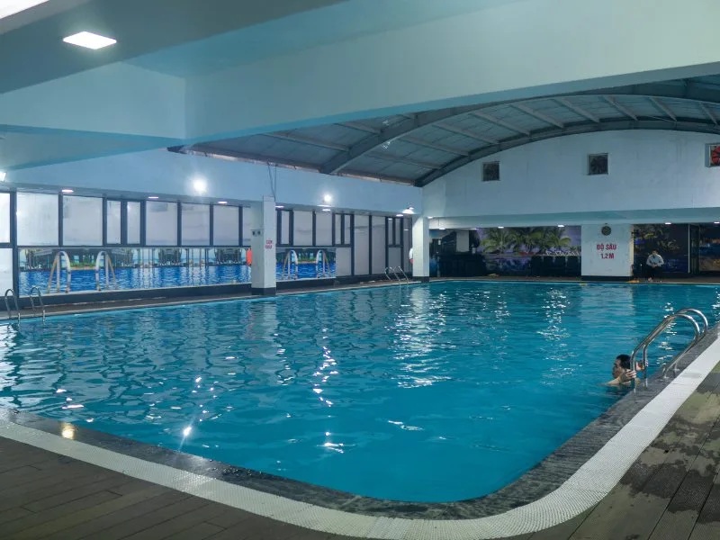 Bể bơi Kickfit Pool Thiên Đường Bảo Sơn trang bị hệ thống lọc nước hiện đại